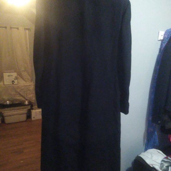 Men's Wool Dress Coat - Picture 4 of 5